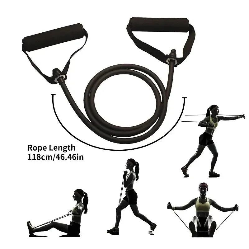 Resistance Bands With Handles, Exercise Bands, Workout Bands With Handles For Men / Women, Strength Training Equipment At Home Travel