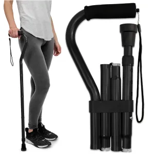 RMS - Folding Offset Cane (Black)