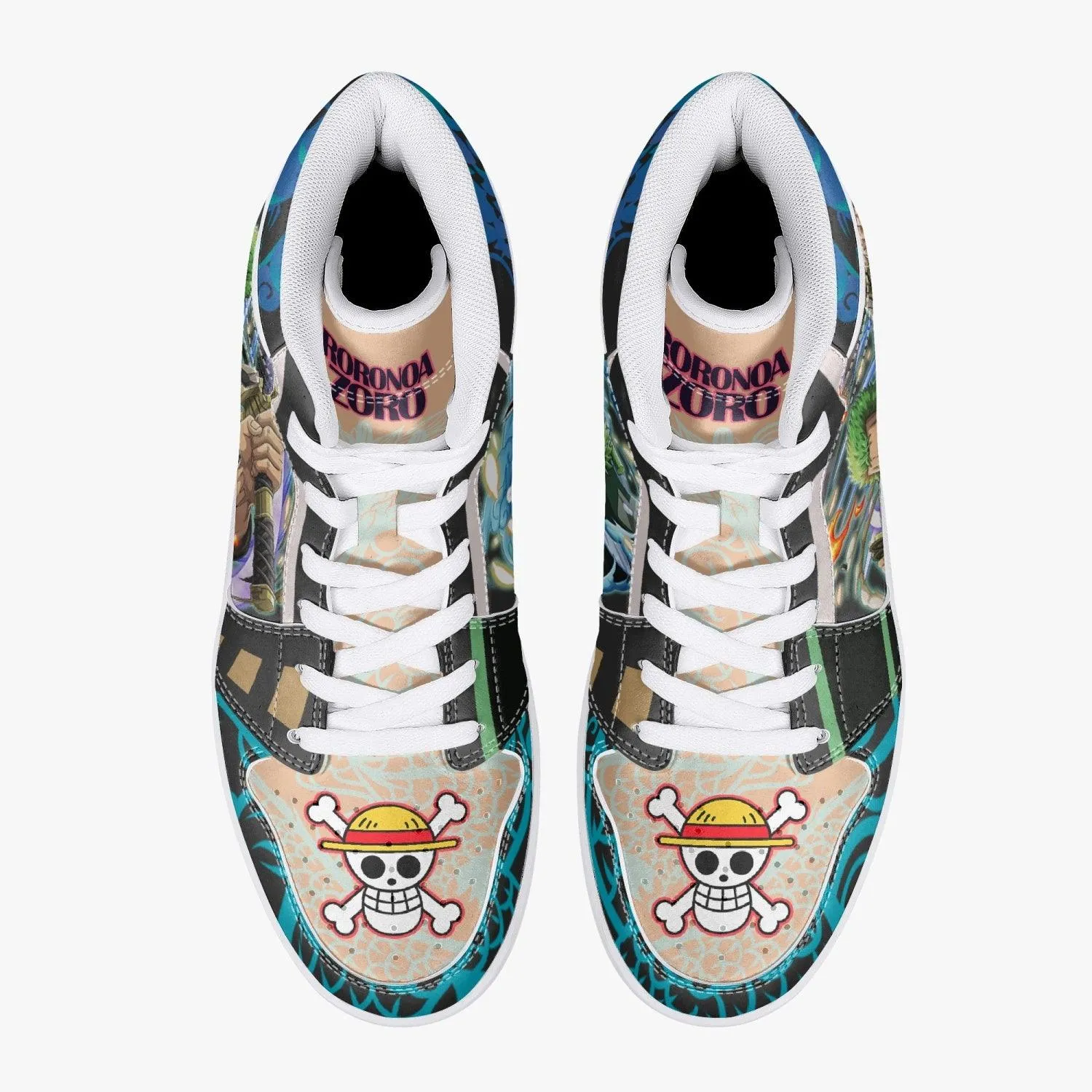 Roronoa Zoro Wano One Piece Mid 1 Basketball Shoes