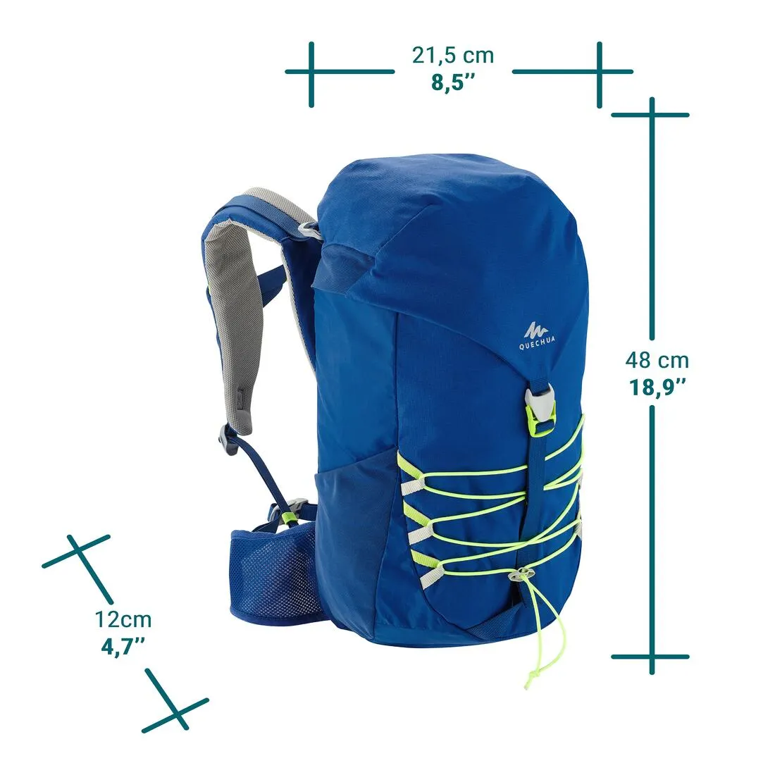 Sac à dos de randonnée enfant 7-15 ans 18L - MH500 marron