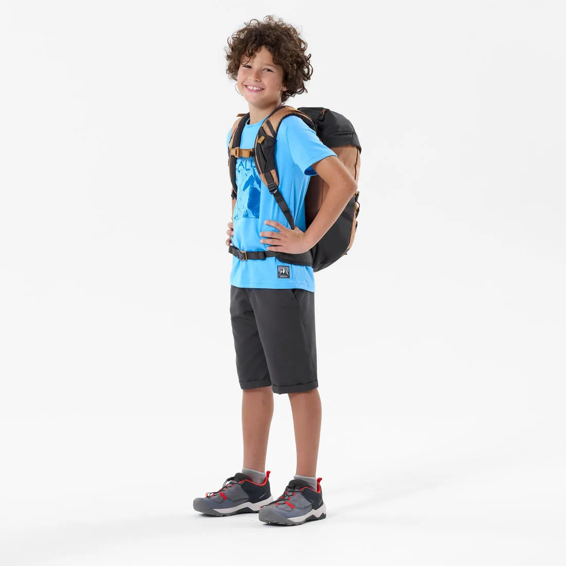 Sac à dos de randonnée enfant 7-15 ans 18L - MH500 marron