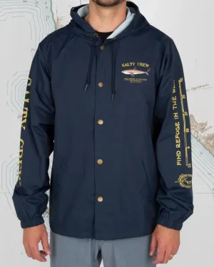 Salty Crew Bruce Snap Jacket Navy