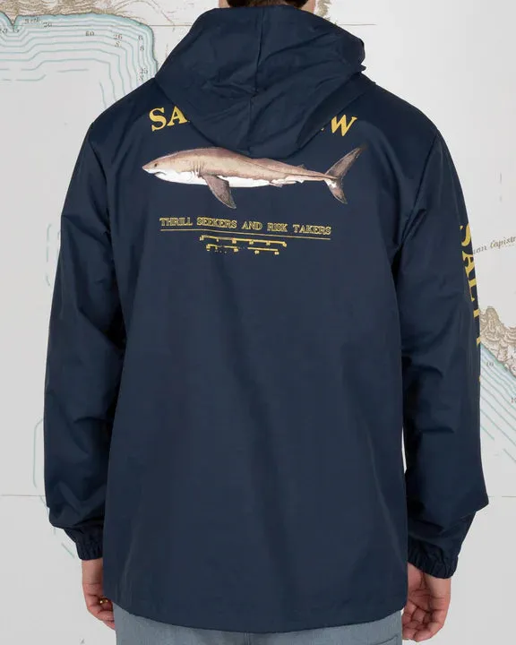 Salty Crew Bruce Snap Jacket Navy