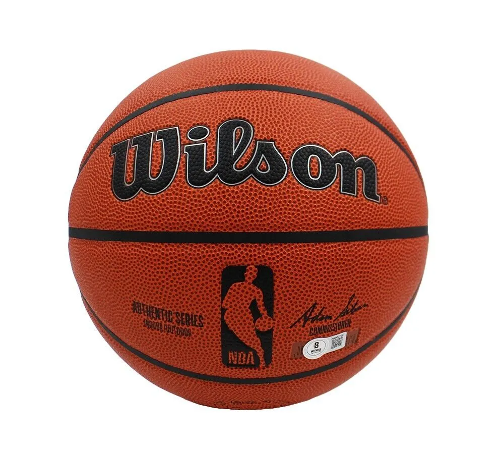 Shawn Kemp and Gary Payton Signed Seattle SuperSonics Wilson NBA Basketball
