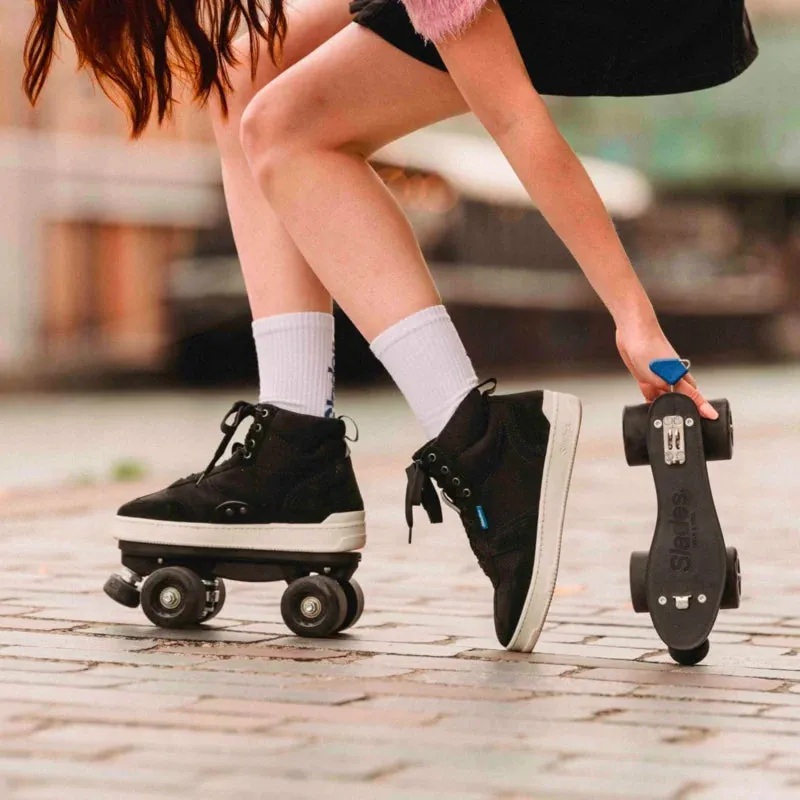 Slade S-Quad Roller Skate - Black -