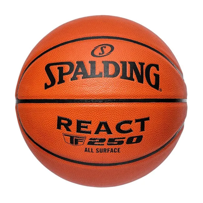 Spalding React TF-250 Basketball 27.5 Bulk Deflate