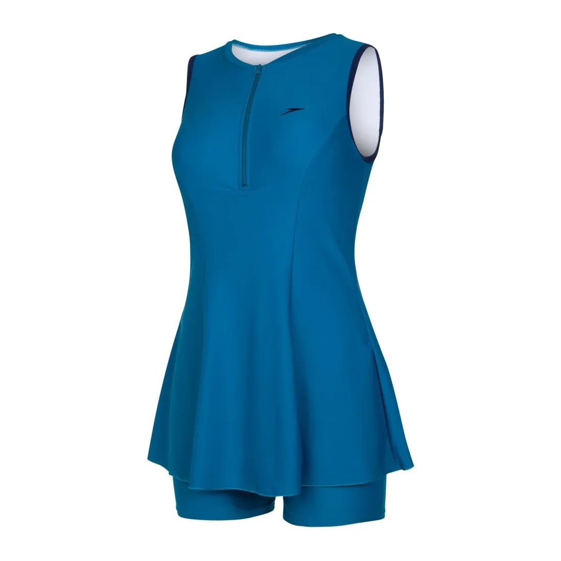 Speedo Closed Back Swimdress With Boyleg