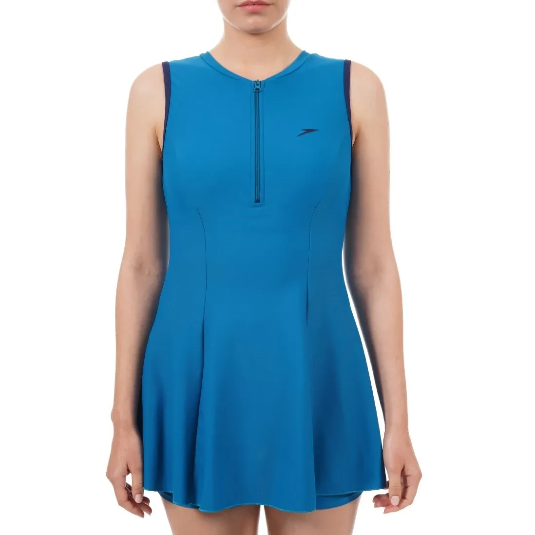 Speedo Closed Back Swimdress With Boyleg