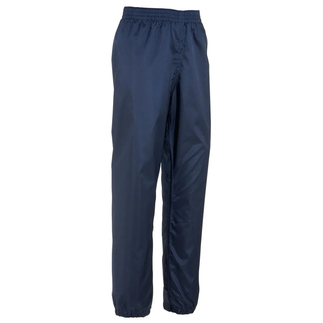 Surpantalon imperméable de randonnée enfant 7-15 ans, MH100 bleu marine