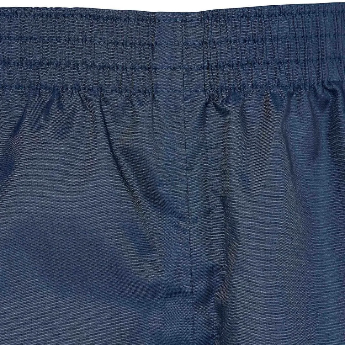 Surpantalon imperméable de randonnée enfant 7-15 ans, MH100 bleu marine