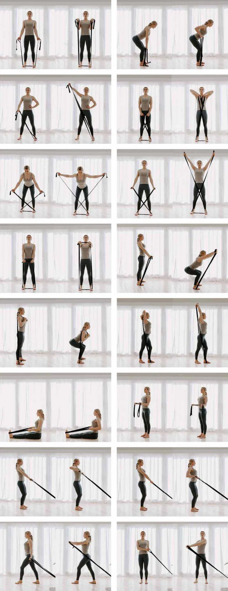 Swedish Posture - Mini Gym, Full Body Exercise Kit with Resistance Band, Use at Home, to Travel, or at The Office, for Full Body Workout