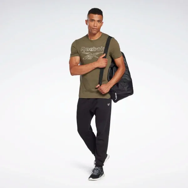 T-SHIRT REEBOK  MAGLIA UOMO CROSSFIT WOD TRAINING VERDE CAMO