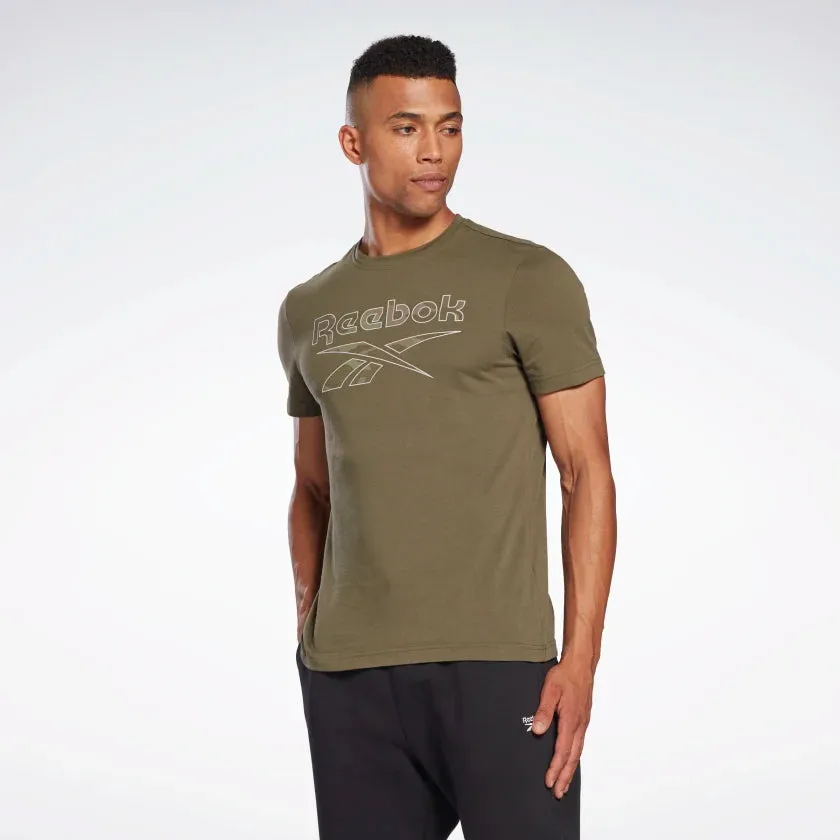 T-SHIRT REEBOK  MAGLIA UOMO CROSSFIT WOD TRAINING VERDE CAMO