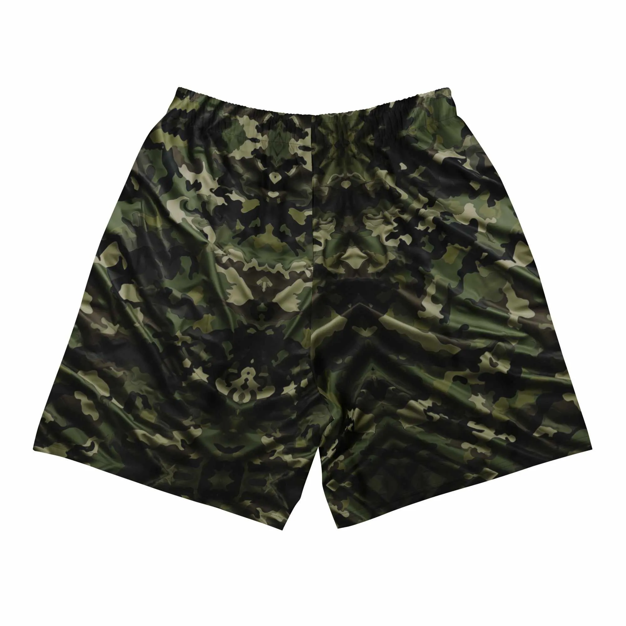 Tactical Camouflage Active Training Workout Shorts (Green Woodland)