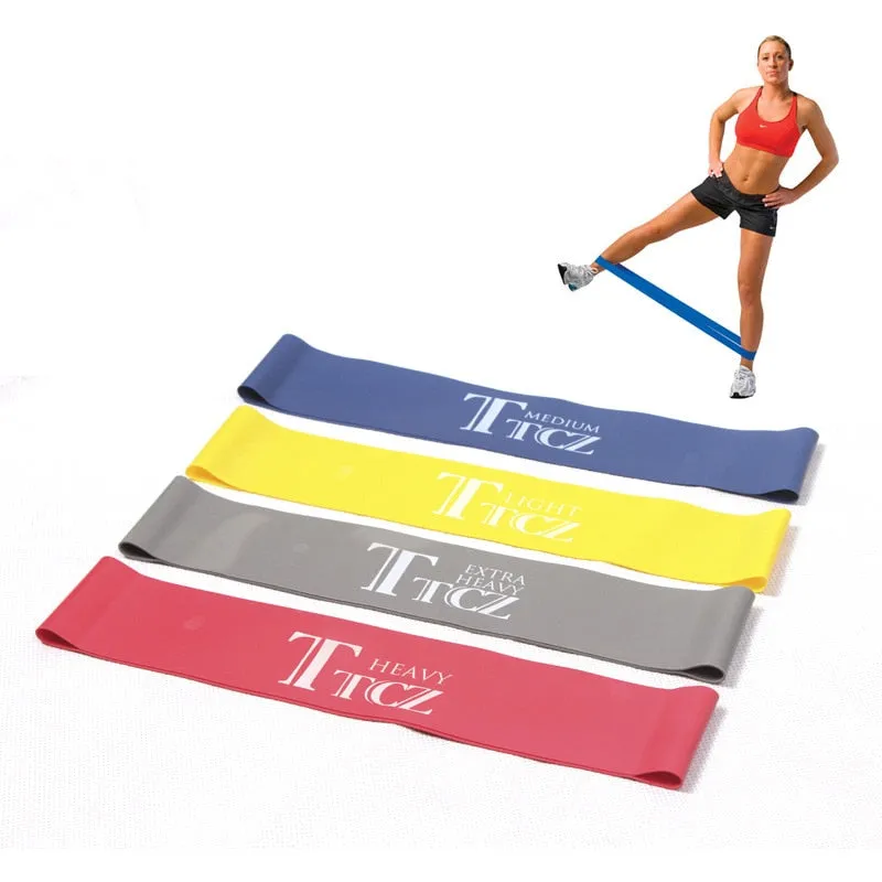 Tension Resistance Band Exercise Elastic Band Workout Ruber Loop Crossfit Strength Pilates Fitness Equipment Training Expander