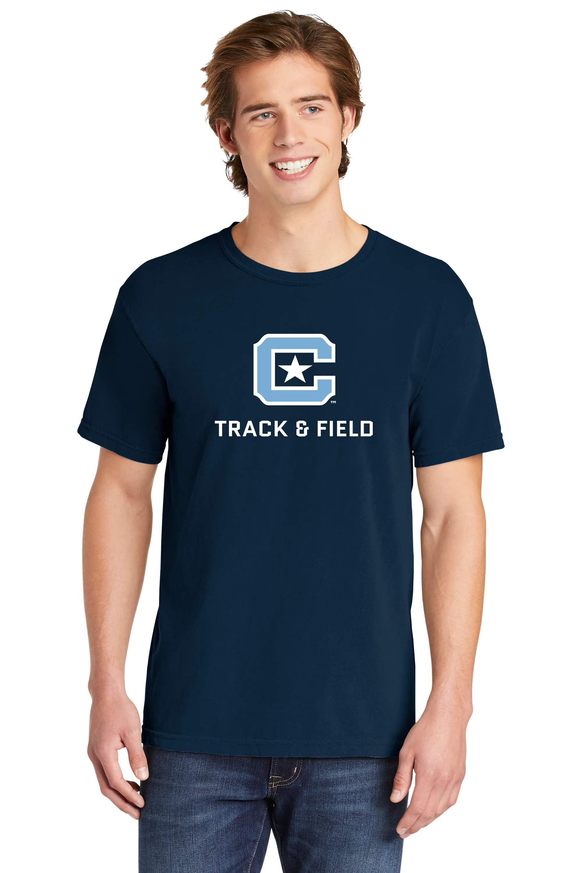 The Citadel C, Sports - Track & Field,  Comfort Colors ® Heavyweight Ring Spun Tee Shirt