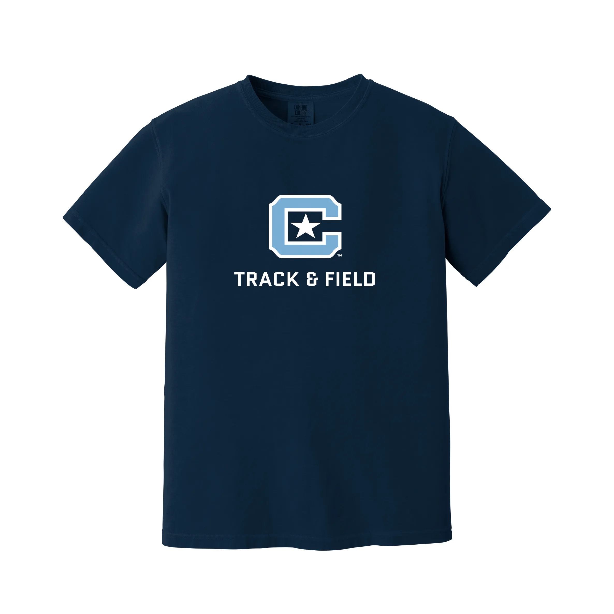 The Citadel C, Sports - Track & Field,  Comfort Colors ® Heavyweight Ring Spun Tee Shirt