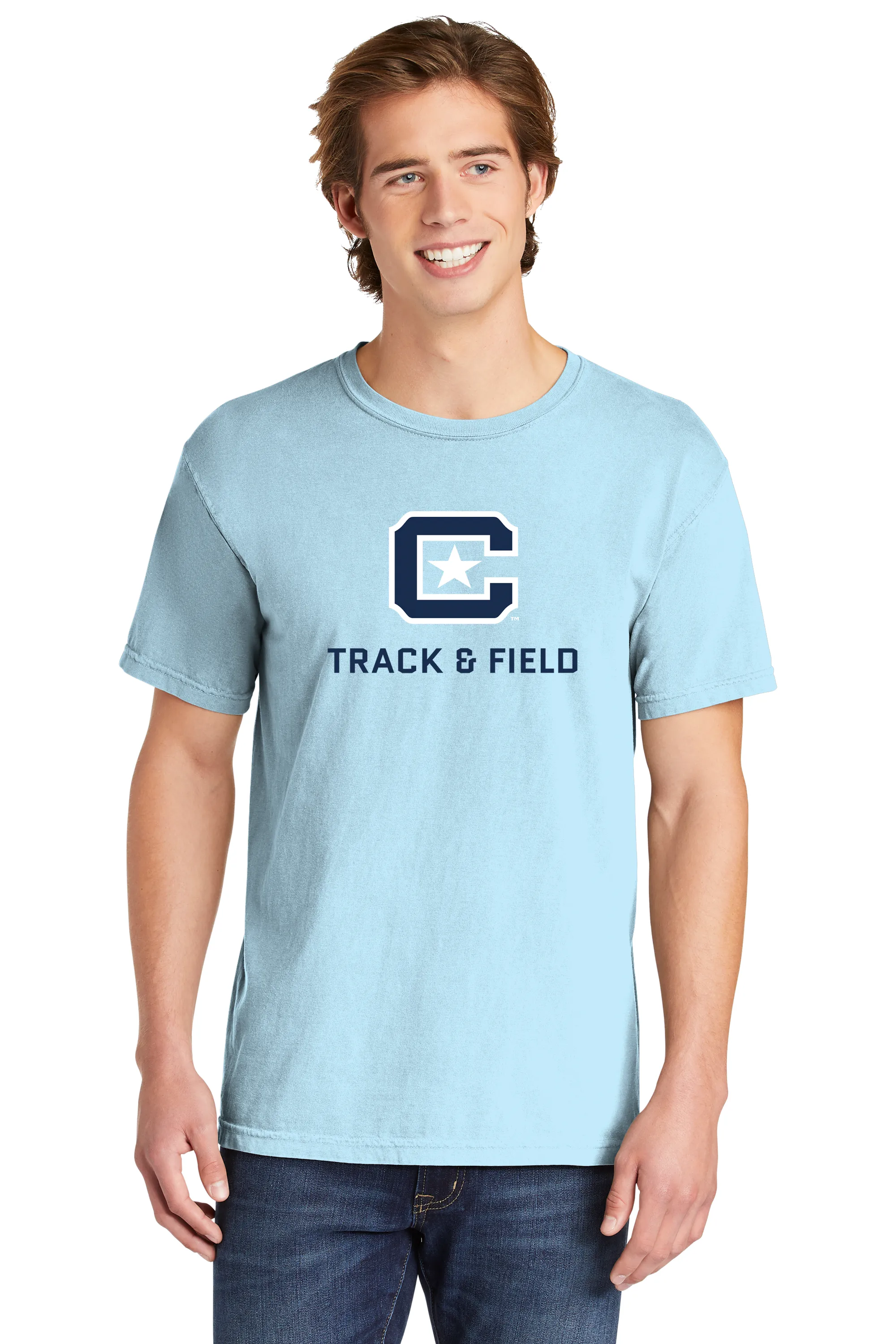 The Citadel C, Sports - Track & Field,  Comfort Colors ® Heavyweight Ring Spun Tee Shirt