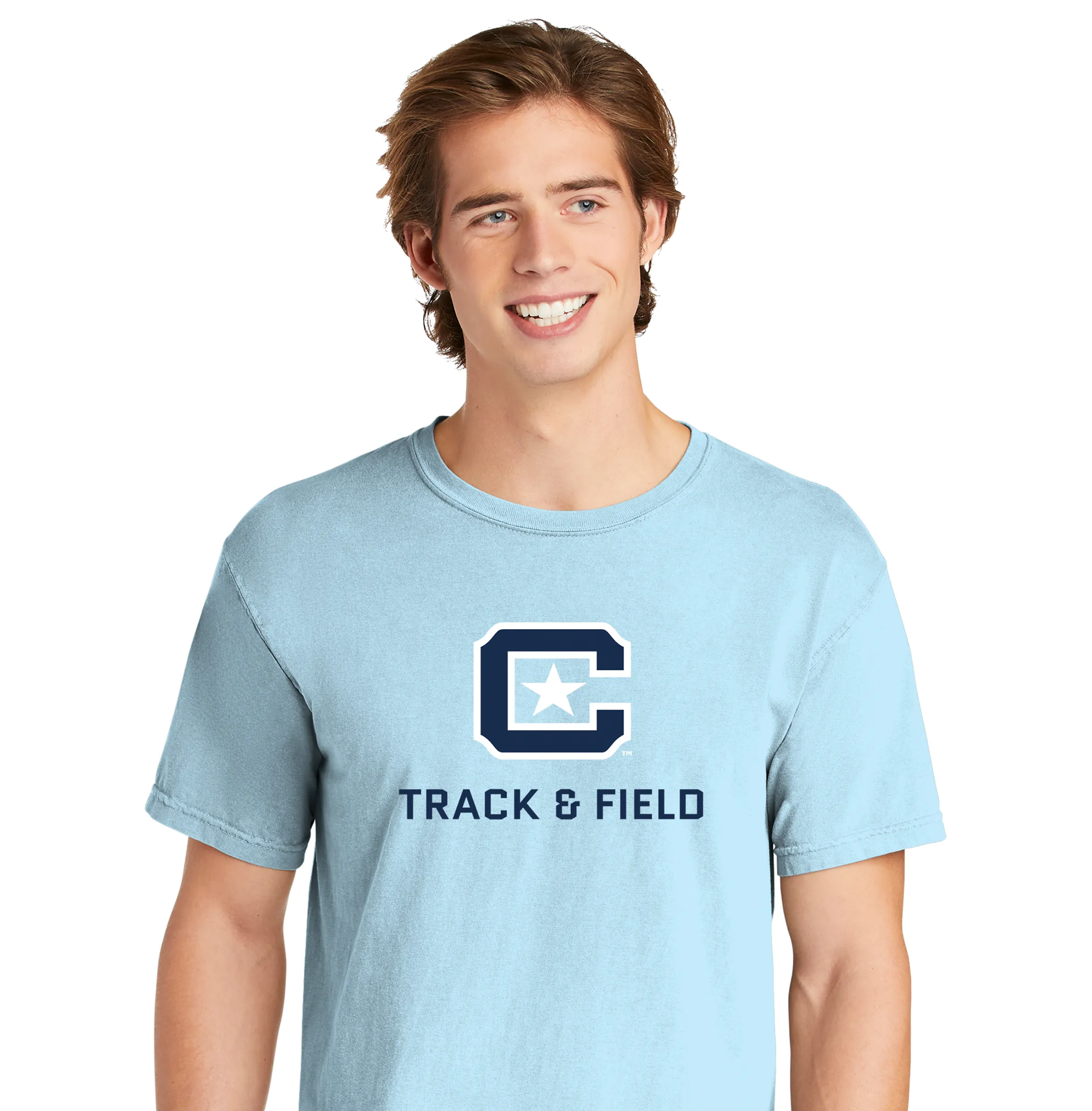 The Citadel C, Sports - Track & Field,  Comfort Colors ® Heavyweight Ring Spun Tee Shirt