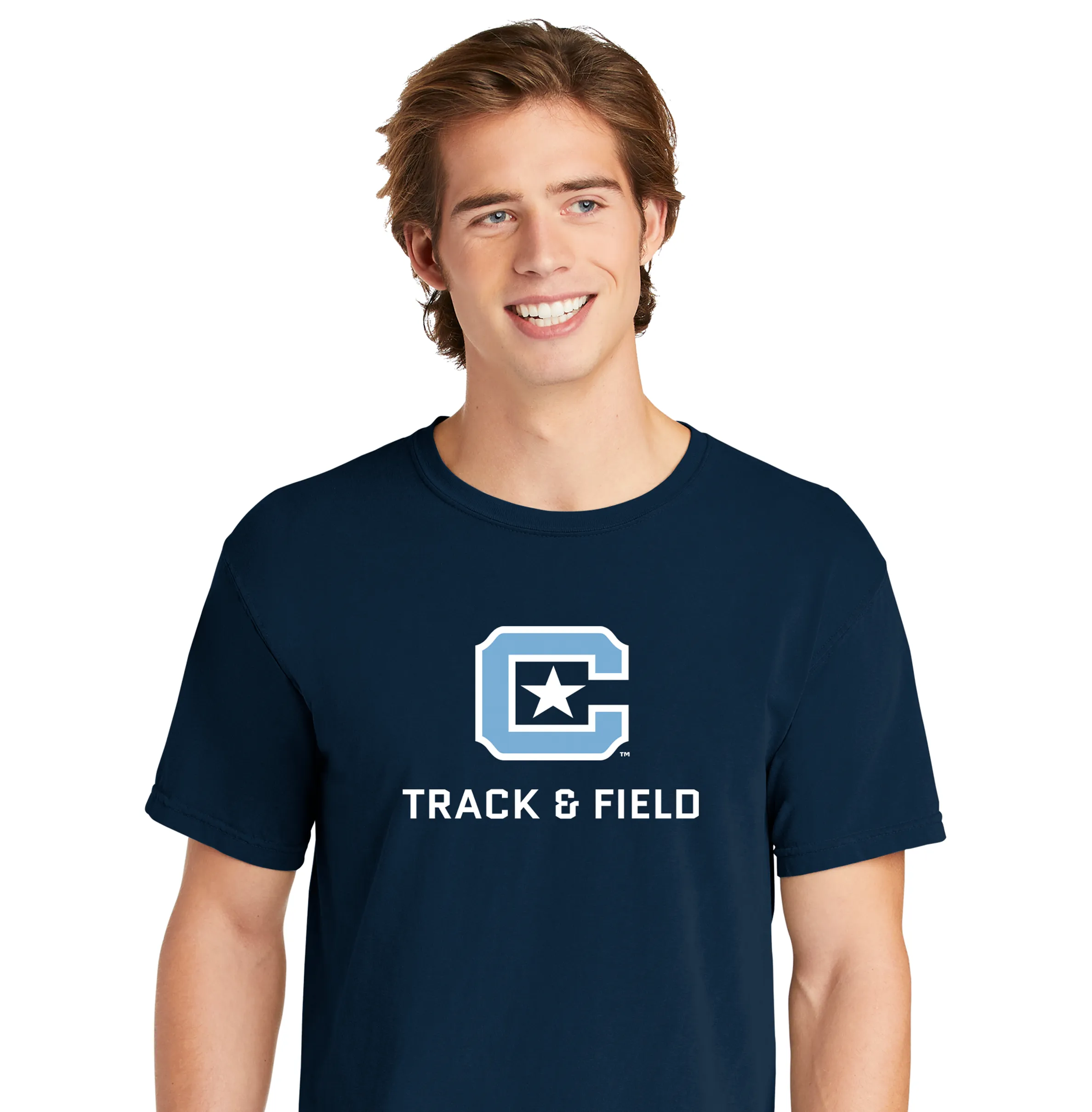 The Citadel C, Sports - Track & Field,  Comfort Colors ® Heavyweight Ring Spun Tee Shirt