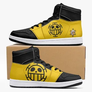 Trafalgar D. Water Law One Piece Mid 1 Basketball Shoes