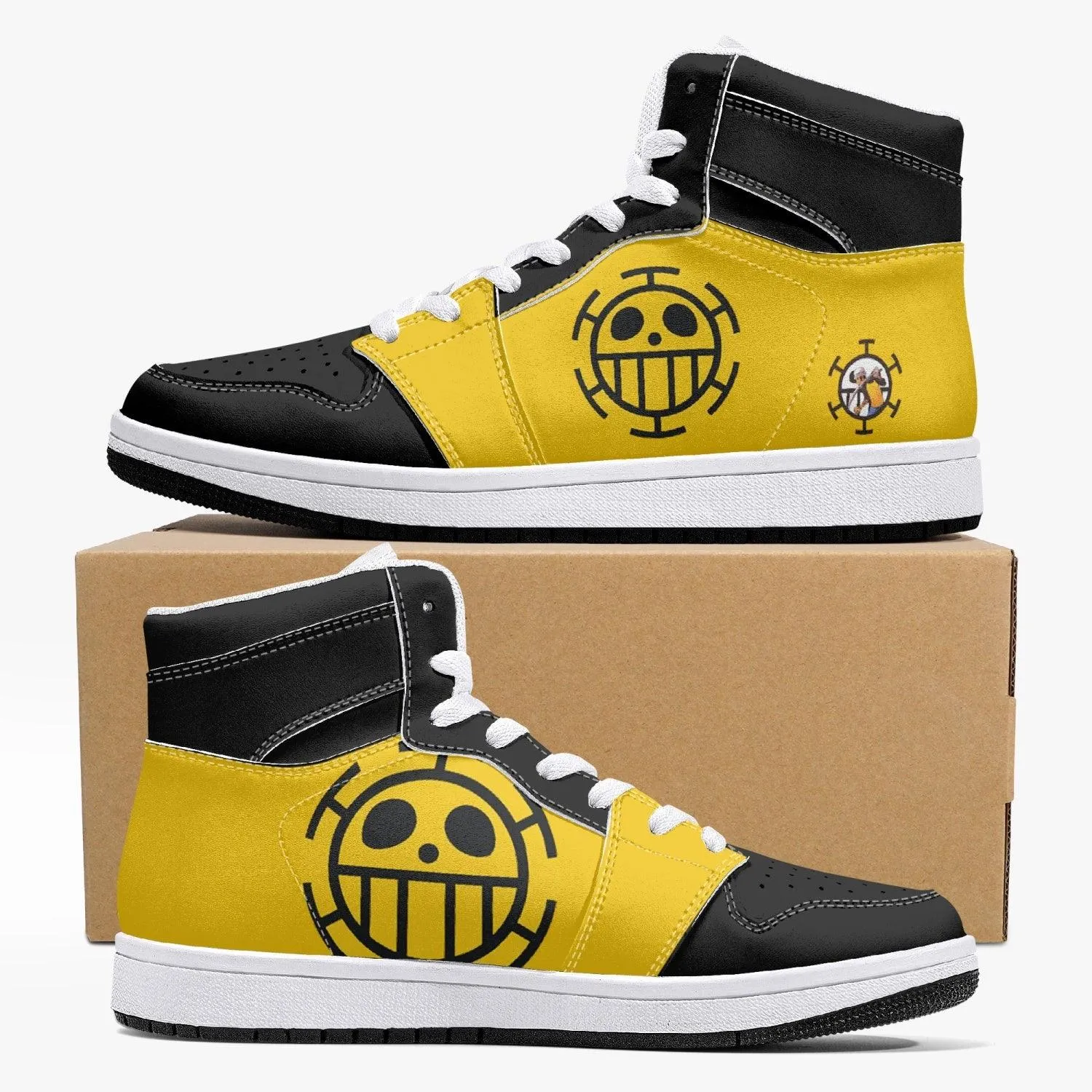 Trafalgar D. Water Law One Piece Mid 1 Basketball Shoes
