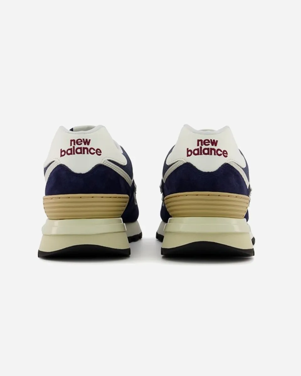 U574LGBN - Navy/White