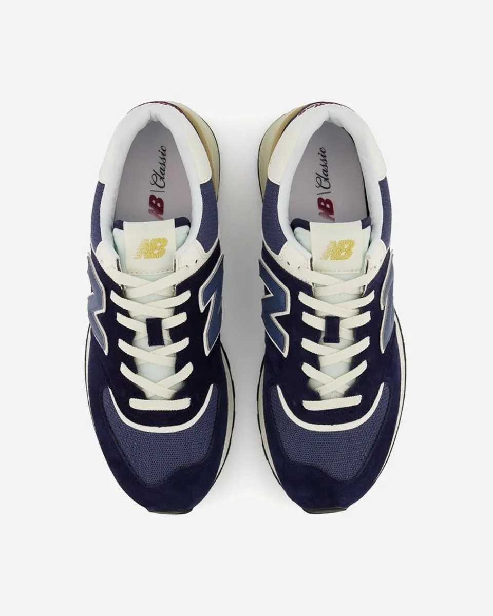 U574LGBN - Navy/White