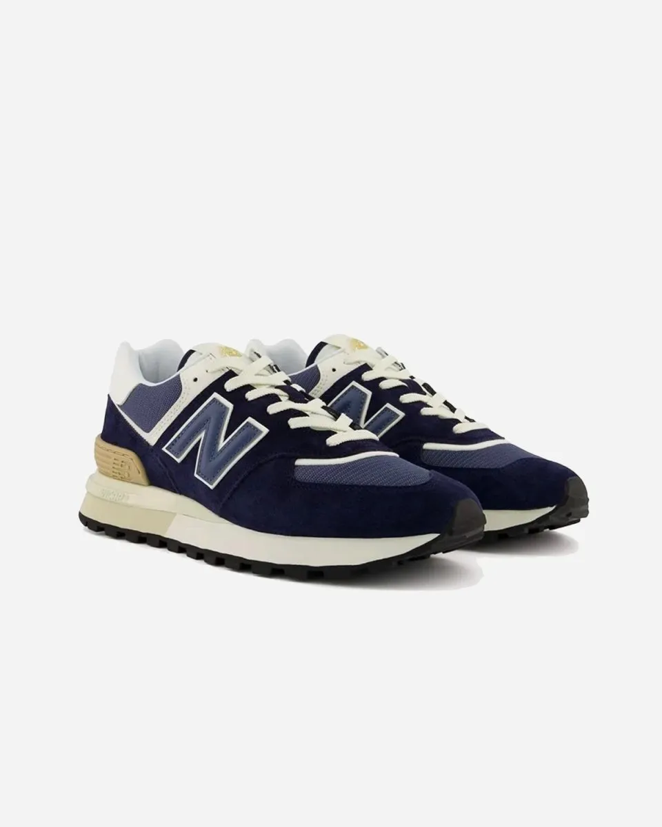 U574LGBN - Navy/White