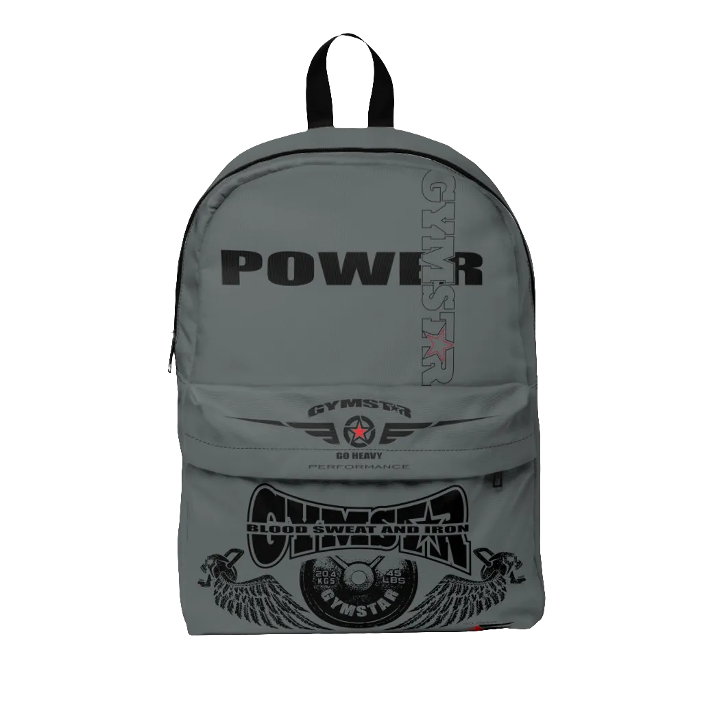 Unisex Classic Fitness and Bodybuilding Backpack Gymstar