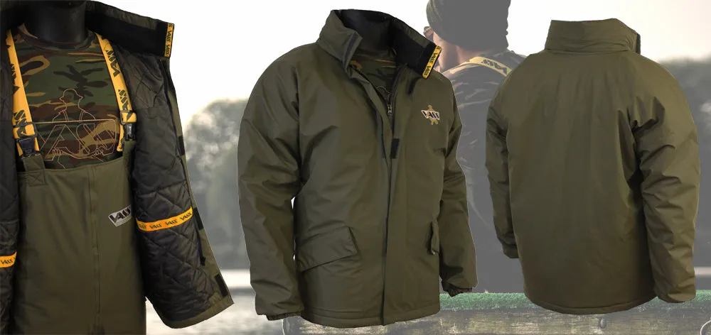 Vass Team Vass 175 Winter Lined Jacket Khaki Green
