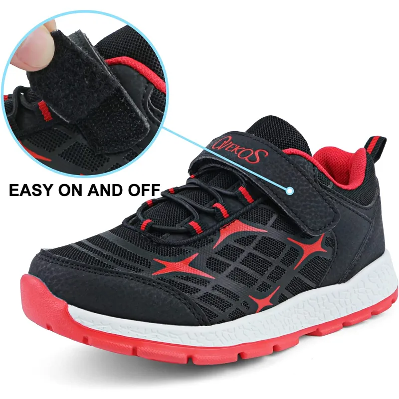 Velcro Lightweight Sneakers for Boys - Running and Outdoor Walking Shoes