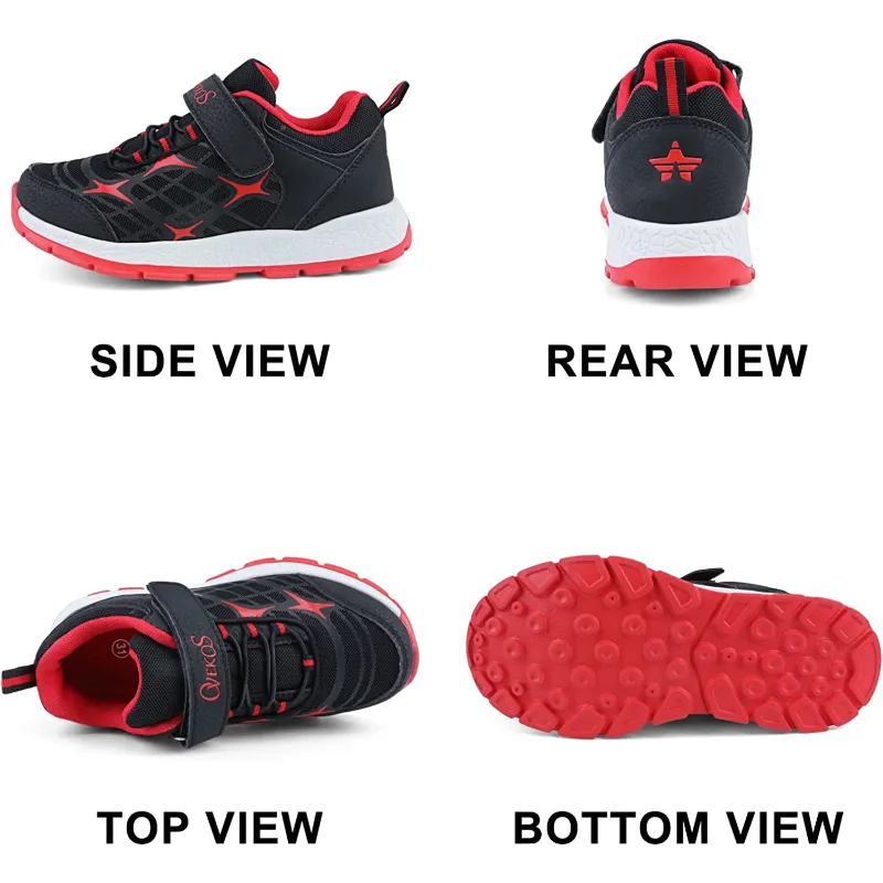 Velcro Lightweight Sneakers for Boys - Running and Outdoor Walking Shoes