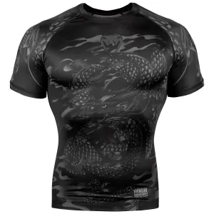 VENUM DRAGON FLIGHT RASHGUARD SHORT SLV - BLK