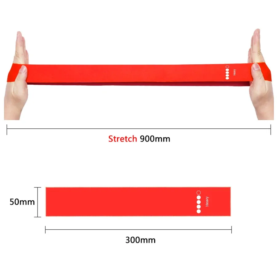 Versatile Yoga and Fitness Bands Set: Elevate Your Home Workouts with 5 Levels of Resistance