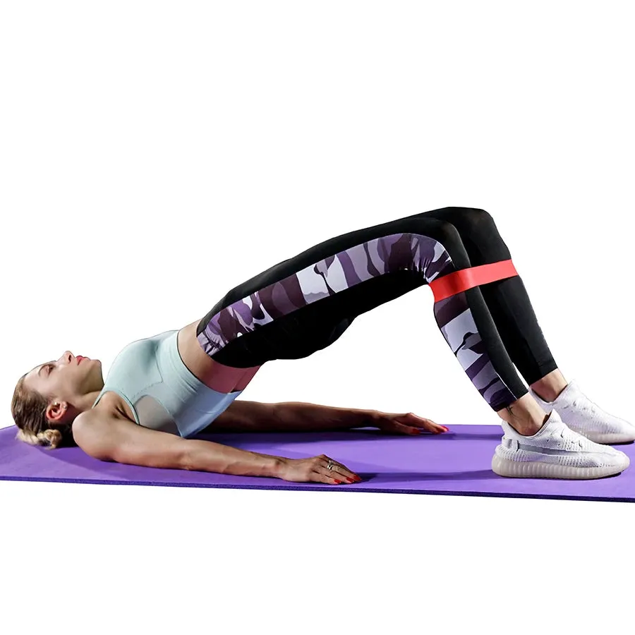 Versatile Yoga and Fitness Bands Set: Elevate Your Home Workouts with 5 Levels of Resistance