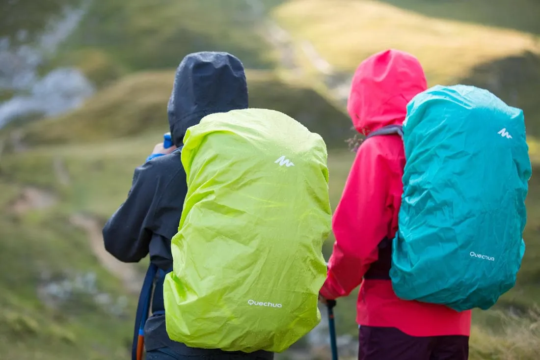 Veste imperméable de randonnée - MH900 corail - enfant 7-15 ans