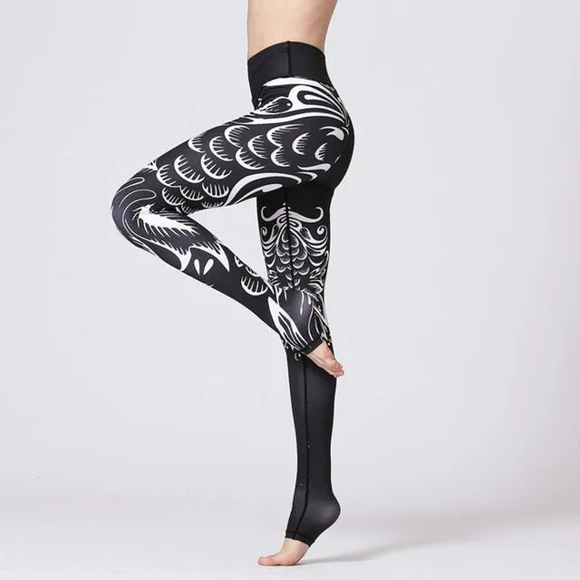 Vintage Fitness Yoga Pants Slim High waist Sport Leggings