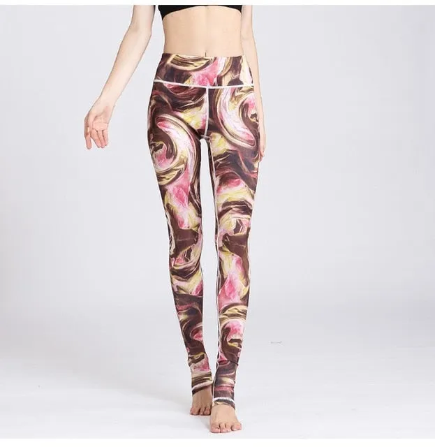 Vintage Fitness Yoga Pants Slim High waist Sport Leggings