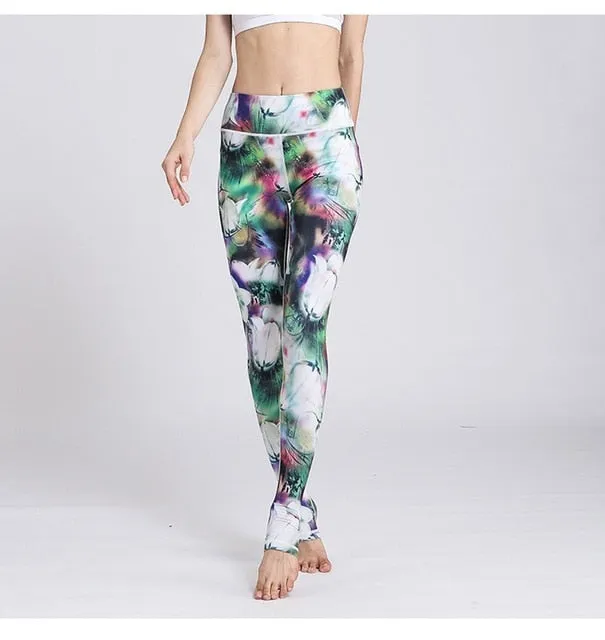 Vintage Fitness Yoga Pants Slim High waist Sport Leggings