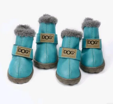 Waterproof Anti-Slip Winter Dog Boots for Snow and Rain