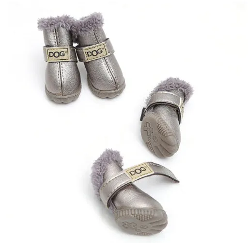 Waterproof Anti-Slip Winter Dog Boots for Snow and Rain