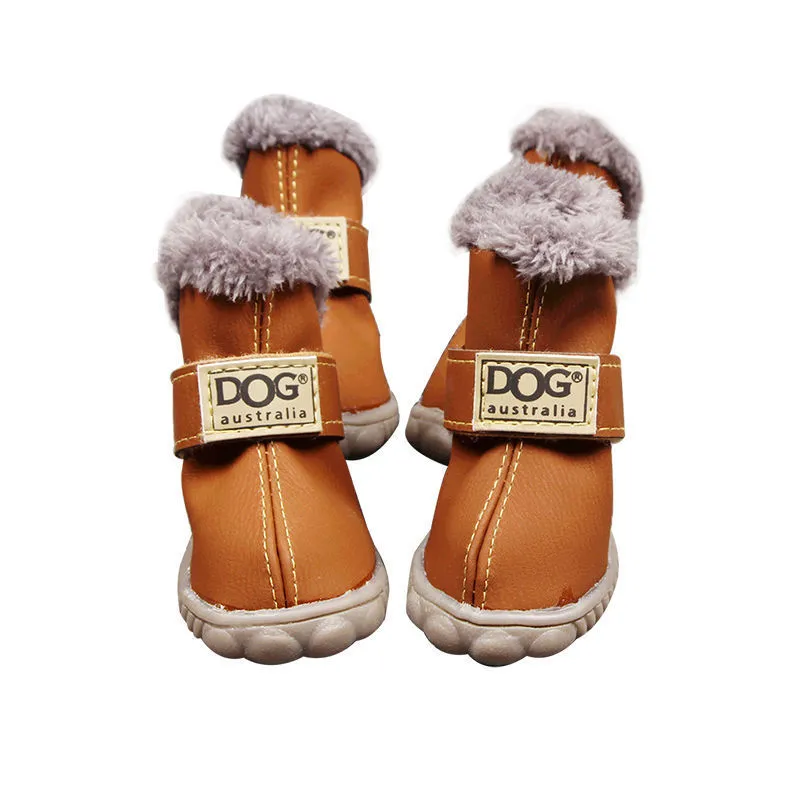 Waterproof Anti-Slip Winter Dog Boots for Snow and Rain