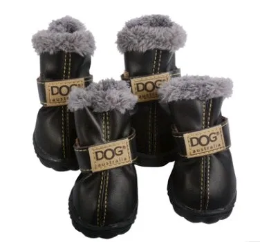 Waterproof Anti-Slip Winter Dog Boots for Snow and Rain