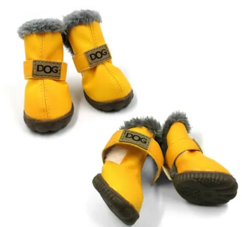 Waterproof Anti-Slip Winter Dog Boots for Snow and Rain
