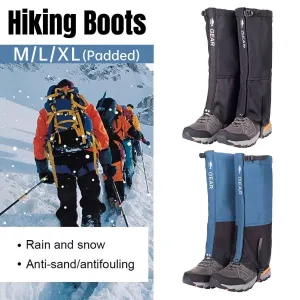 Waterproof Gaiters Snowproof Sandproof Leg Cover Hiking Skiing Outdoor Gear