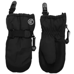 Waterproof Mittens with Clip - Black