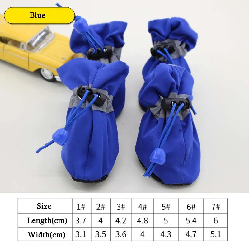 Waterproof Pet Footwear (4 Pieces)-PET01