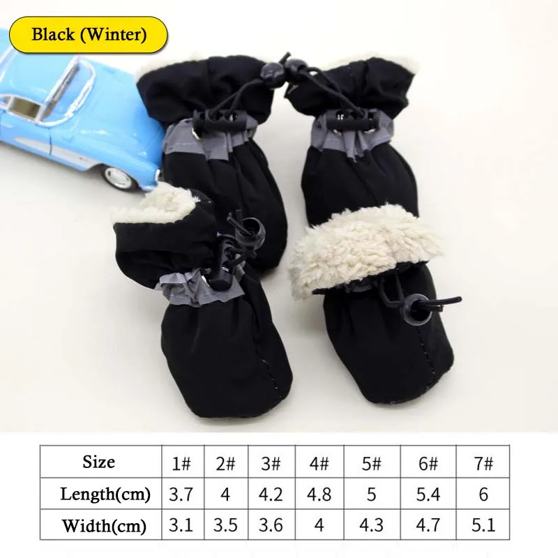 Waterproof Pet Footwear (4 Pieces)-PET01