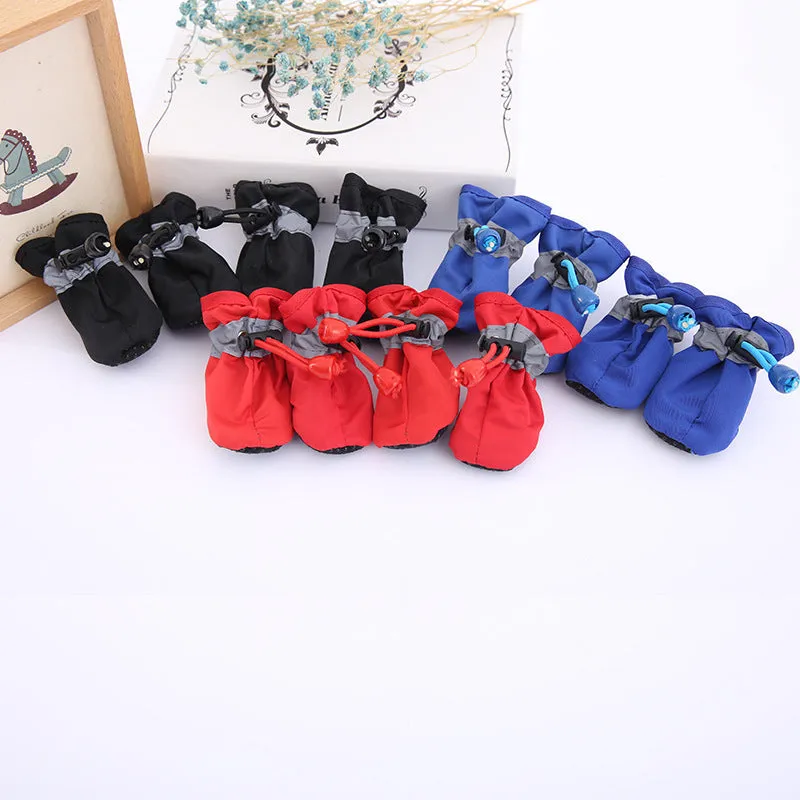 Waterproof Pet Footwear (4 Pieces)-PET01